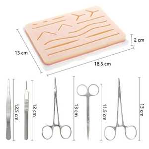Kit complet d'entraînement à la suture de haute qualité, directement de l'usine, pour étudiants en médecine, kit d'entraînement à la suture en silicone - Product Image 5