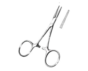 Carrel Delicate Hemostatic Forceps Straight 8.5cm Stainless Steel Fine Artery <b>Clamp</b> for Hemostasis, Vessel Clamping & Surgery - Product Image 1