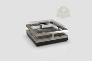 Porte-mouchoirs réglable en acier inoxydable de luxe contemporain allemand avec design moderne pour salle de bain - Product Image 3