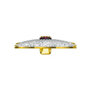 Pendentif Charme en Or Jaune 10 carats avec Diamant de Laboratoire Certifié IGI, Personnalisable, pour Cadeau de Fiançailles, Face Partielle Brillante - Product Image 1
