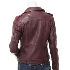 Chaqueta de Mujer de Estilo Único en Todos los Colores, Chaqueta de Cuero para Mujer, Resistente, Gruesa, 100% Piel de Vaca Genuina - Product Image 6