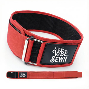 Ceinture de musculation VIBE SEWN réglable et respirante pour l'entraînement en force, unisexe, gris, fermeture à boucle - Product Image 2