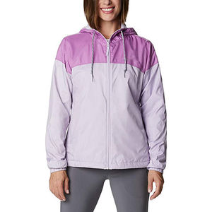 Conjunto de Chaqueta de Manga Larga con Cierre y Pantalones Cortos Tipo Tulipán para Mujer, Tejido, Transpirable, Impermeable, Reversible, Ecológico, Diseño Sólido - Product Image 1