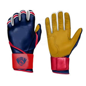 Guantes de Bateo de Alta Calidad al Por Mayor, Diseño Personalizado, Transpirables, con Puño Completo - Product Image 1