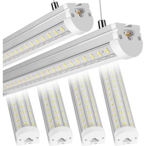 Lampada LED Integrata a Tubo a Forma di U da 8 Piedi, 125W, Luce Bianca Chiara 6500K, 20000LM, Montaggio a Filo/Sospensione, Collegabile, per Parcheggi e Garage - Product Image 1