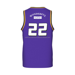 Vente en gros d'uniformes réversibles de chemise de basket-ball d'équipe vêtements de basket-ball personnalisés respirant adultes maillot de basket-ball unisexe - Product Image 6