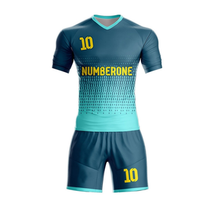 Uniformes de Fútbol Personalizados de Buena Calidad, Transpirables, Cuello en V, Manga Corta, Unisex, Uniformes de Entrenamiento de Fútbol Económicos, Conjuntos de Uniformes para Equipos de Fútbol - Product Image 3