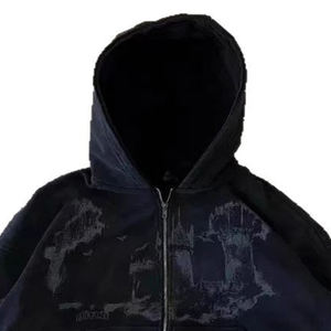 Men's 100% Cotton Full <b>Zip</b> Hoodie Fleece Sweatshirt Regular Fit <b>Zip</b> Up <b>Hooded</b> Jacket for Winter Casual Wear - Product Image 2