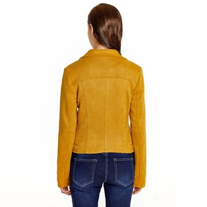 Veste en cuir pour femmes, qualité supérieure, en cuir d'agneau, élégante, motif matelassé, fermeture éclair durable, vestes en cuir pour femmes - Product Image 5