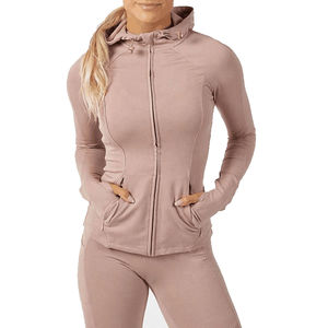 เสื้อฮู้ดดี้ย้อมสีแบบแอซิดวอชคุณภาพพรีเมียมขายดีสำหรับผู้หญิง สามารถสั่งทำโลโก้ของคุณเองได้ สีพื้น เสื้อฮู้ดดี้ย้อมสีแบบแอซิดวอชสำหรับผู้หญิง - Product Image 5