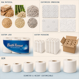 Venta al por Mayor de <span class=keywords><strong>Papel</strong></span> Higiénico Suave para Bebés de Doble Capa, <span class=keywords><strong>Rollos</strong></span> Grandes de <span class=keywords><strong>Papel</strong></span> Higiénico, <span class=keywords><strong>Precio</strong></span> de Fábrica Entrega Rápida - Product Image 4