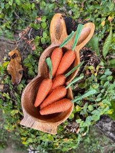 Frutero de Madera de Acacia/Mango con Forma de Conejo, Estilo Boho-Chic, Ligero, Ecológico, Hecho a Mano, para Decoración Moderna del Hogar - Product Image 3