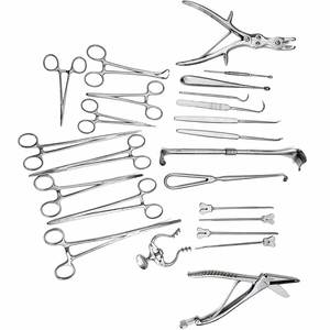 Ensemble d'instruments chirurgicaux orthopédiques 24 pièces, acier inoxydable premium, kit de base pour traumatologie et chirurgie osseuse, outils de réparation de fractures, USA, UE - Product Image 4