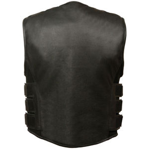 Chalecos de cuero de moda de alta calidad para hombre, chaleco de cuero transpirable de alta calidad, tallas grandes, chalecos de cuero para hombre de alta demanda. - Product Image 2