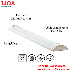 Tubes LED demi-cercle BNLEDL1200-40W pour usage résidentiel intérieur Alimentation secteur Garantie 2 ans CRI>80 Blanc/Jaune Dialux Evo - Product Image 2