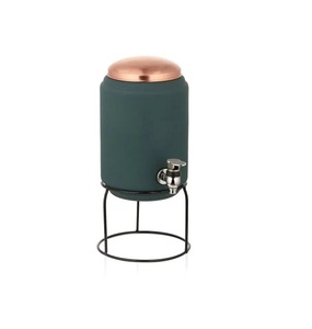 Dispensador de agua de cobre hecho a mano para servir agua fría en fiestas y funciones familiares - Product Image 1