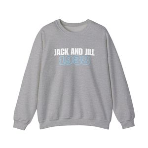 เสื้อสเวตเชิ้ตคอกลมพรีเมียม Jack and Jill 1938 สำหรับผู้ชาย แขนยาว ผ้าฟลีซ สวมใส่สบาย ดีไซน์สั่งทำได้ สไตล์ลำลอง เสื้อผ้าสตรีทแวร์สำหรับผู้ชาย - Product Image 2