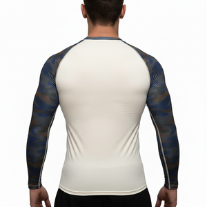 Wholesale Sun Protection Clothing <b>Compression</b> <b>Shirt</b> Rashguard Sublimated Long Sleeve Custom Surf Bjj Rash Guard for Men - Product Image 2