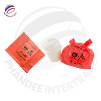 Rollo de Bolsas para Residuos Médicos de HDPE con Cierre de Seguridad, Certificación ISO, para Desechos Infecciosos y Biopeligrosos, Impresión en Huecograbado, para Hospitales, Nueva Era
