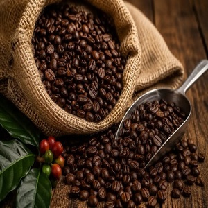 เมล็ดกาแฟโรบัสต้าออร์แกนิกคั่วเขียว เนื้อเนียนละเอียด สำหรับการชงระดับมืออาชีพ ให้กลิ่นหอมเข้มข้น รสชาติเต็มอิ่ม พร้อมความหอมละมุนในทุกแก้ว - Product Image 5