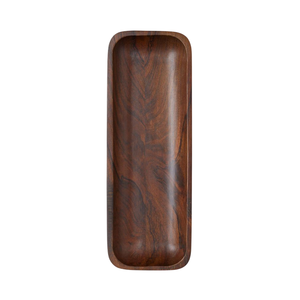 Plateau de service décoratif en bois fantaisie avec poignée en métal, rectangulaire, pour la cuisine, la table, le thé et le café - Product Image 6