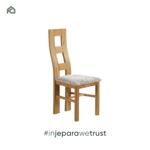 Nouvelle Arrivée - Chaises Minimalistes en Bois de Teck Naturel - Ensemble de 6 Chaises de Salle à Manger pour Table Ronde Extensible et Cuisine - Haira - Product Image 2