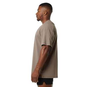 Solid Brown Color men's Short Sleeves O Neck <b>Collar</b> <b>T</b>-<b>Shirt</b> Regular Fit Comfortable Fabric Men's Summer Wear <b>T</b>-<b>Shirts</b> - Product Image 3