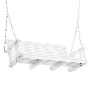 Dondolo da Giardino in Legno da 1,37 m Migliorato, Robusto, per Cortile e Giardino, con Capacità di Carico di 400 kg, Adatto anche per Interni - Product Image 3