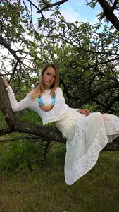 Ensemble de bijoux bohèmes pour femmes TOP HIGH, collier en perles de verre épaisses, style bohème, pour l'été, la plage, les mariages - Product Image 4