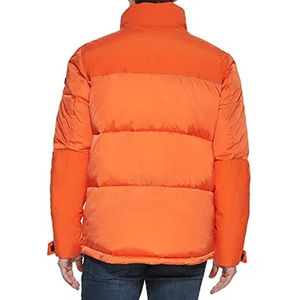 Men's Lightweight Windproof Fur <b>Coat</b> with Warm Hood Casual <b>Padded</b> Bubble Puffer Jacket Canvas Fabric Long Warm Winter Jacket - Product Image 5