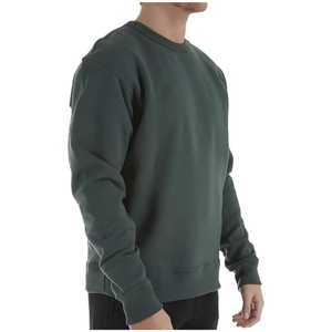 เสื้อสเวตเชิ้ตแบบมีฮู้ดทรงปกติสำหรับฤดูหนาวใหม่ เนื้อผ้าหนานุ่ม 100% ผ้าฝ้าย สีพื้นเรียบ สามารถสกรีนโลโก้ได้ ระบายอากาศได้ดีสำหรับผู้ชาย - Product Image 5