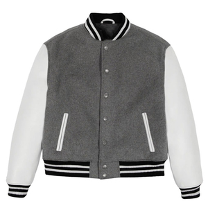 Wholesale <b>Mens</b> Wool Varsity <b>Jacket</b> Custom Logo Winter College Baseball Letterman <b>Jacket</b> - Product Image 5