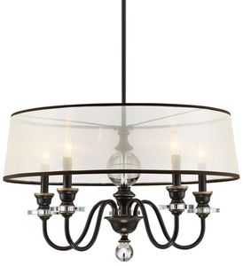 โคมไฟระย้าวงแหวนโลหะทันสมัย โคมไฟเพดานสไตล์อินดัสเทรียล สำหรับห้องรับประทานอาหาร ห้องนั่งเล่น ร้านอาหาร บาร์ และโรงแรม - Product Image 3