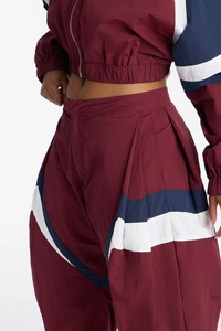 Conjunto de Dos Piezas de Invierno para Mujer, Talla Grande, Chaqueta Cortavientos Vintage con Cierre, Bordado, Chándal Deportivo de Forro Polar, Impermeable, de Secado Rápido - Product Image 6