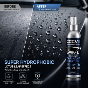 CCCV8 Long Lasting Quick <b>Spray</b> CAR-AUTO CERAMIC COATING Polysiloxane Nano Protective Barrier 9H Hardness 250ml ECOWAY Vehicle - Product Image 6