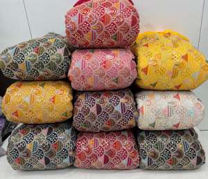 Tela de punto por urdimbre Georgette Fendi Premium para accesorios de boda para niños y niñas, peso medio, bordada, estampada, con cuentas y diseño floral. - Product Image 1