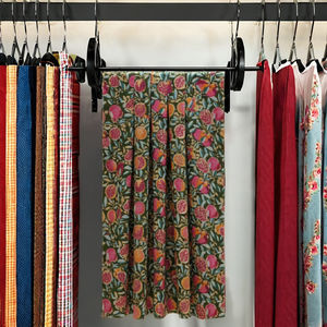 ผ้าป๊อปลินออร์แกนิคเนื้อบางเบา ย้อมสีแบบธรรมชาติ ดูดซับความชื้น ระบายอากาศได้ดี เหมาะสำหรับชุดเดรสเสื้อผ้าสตรี - Product Image 2