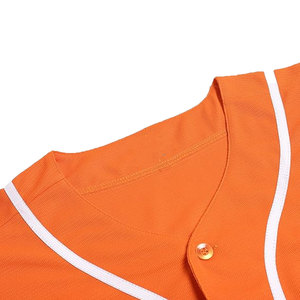 Uniforme de Béisbol Deportivo Dinámico Personalizado con Botones Completos, Tejido de Micro Malla Transpirable de Grado Profesional Solid Trader - Product Image 4