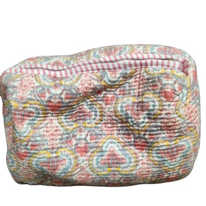 กระเป๋าผ้าคอตตอนลายผลไม้สำหรับผู้หญิงชุดเครื่องสำอาง3ชิ้น - Product Image 1