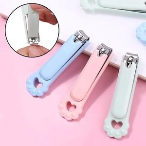 1/2 Piezas Mini Cortaúñas Profesional Plegable de Acero Inoxidable para Adultos, Uso Doméstico, Paquete Individual, Clásico para Recortar Uñas - Product Image 1