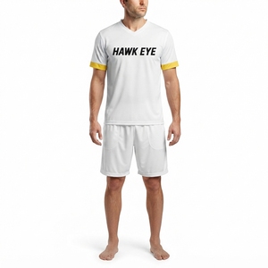 Camiseta de Fútbol Americano Personalizada para Hombre, Venta al por Mayor, Cuello en V, Manga Corta, Transpirable, Poliéster, Uniforme Deportivo de Equipo - Product Image 1