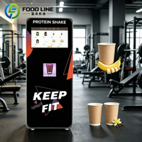 Distributeur automatique de boissons protéinées avec interface tactile conviviale et utilisation simple