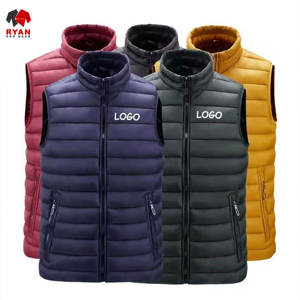 Gilet matelassé pour homme de qualité supérieure, tissu confortable et respirant avec logo personnalisé, fermeture à glissière - Product Image 4