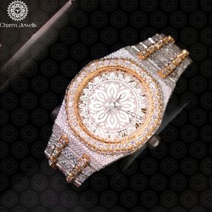 Charm_Jewells Luxury Stainless Steel <b>Watch</b> 38mm Analog Quartz Sapphire Crystal Round Dial Women's Fashion Timepiece - Product Image 4