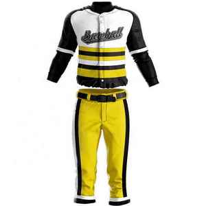 Wholesale <b>Custom</b> Logo-Color & Design Men's Baseball <b>Uniform</b> Breathable 100% Polyester High Quality Baseball <b>Uniforms</b> - Product Image 1