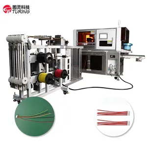 Fully Automatic TR-JC02 Terminal Crimping Machine Single-Head End Insert and Tin Dipping for Cable Manufacturing Equipment