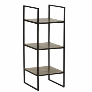 Étagères murales en métal noir pour le rangement dans la salle de bain et la cuisine - Product Image 3