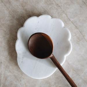 Handmade Marble <b>Spoon</b> Rest Kitchen Tool Organizer With Durable Surface For Daily Cooking And <b>Serving</b> - Product Image 3