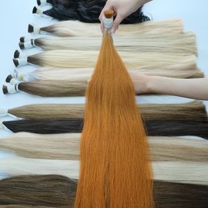 Cheveux vietnamiens 100% réels, qualité supérieure européenne, double trame, extrémités complètes, cheveux en vrac, couleur blonde, super épais, prix de gros, sans synthétique - Product Image 3