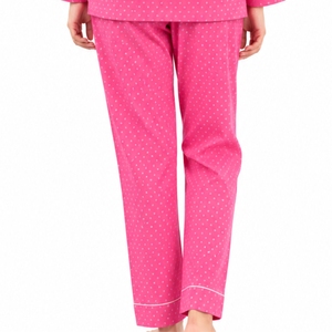 Conjunto de pijama premium para mujer, conjunto de ropa de dormir estampada, camisa de pijama con cuello y diseño de manga larga, traje de dormir para uso diario - Product Image 5